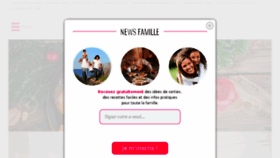 What Familles.com website looked like in 2015 (8 years ago)