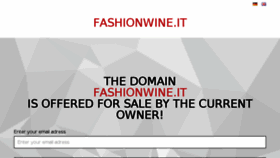 What Fashionwine.it website looked like in 2015 (8 years ago)