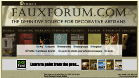 What Fauxforum.com website looked like in 2015 (8 years ago)
