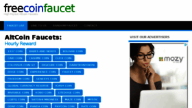 What Freecoinfaucet.com website looked like in 2015 (8 years ago)