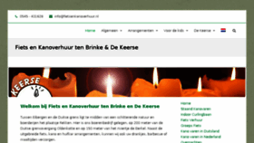 What Fietsenkanoverhuur.nl website looked like in 2015 (8 years ago)