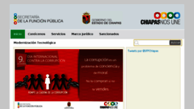 What Fpchiapas.gob.mx website looked like in 2016 (8 years ago)