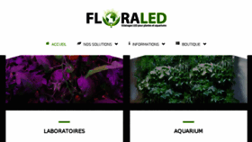 What Floraled.fr website looked like in 2016 (8 years ago)