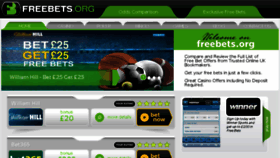 What Freebets.org website looked like in 2016 (8 years ago)