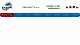 What Friesovyboudy.cz website looked like in 2016 (8 years ago)