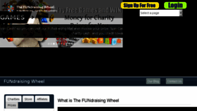 What Fundraisingwheel.com website looked like in 2016 (8 years ago)
