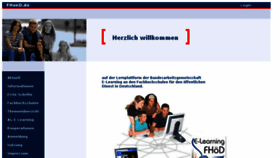 What Fhoed.de website looked like in 2016 (8 years ago)