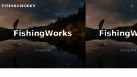 What Fishingworks.com website looked like in 2016 (8 years ago)