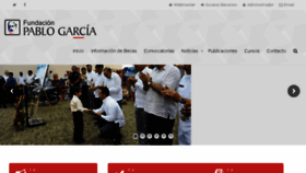What Fundacionpablogarcia.gob.mx website looked like in 2016 (8 years ago)