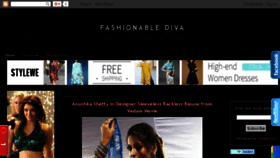 What Fashionablediva.com website looked like in 2016 (8 years ago)