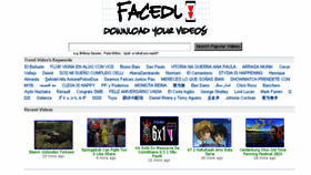 What Facedl.com website looked like in 2016 (8 years ago)