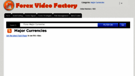 What Forexvideofactory.com website looked like in 2016 (8 years ago)