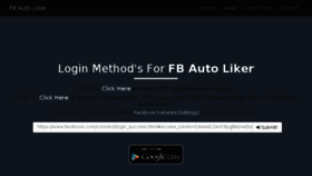 What F8-autoliker.com website looked like in 2016 (8 years ago)