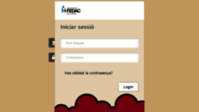 What Fedacsantandreu.clickedu.eu website looked like in 2016 (8 years ago)