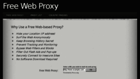 What Freewebproxy.com website looked like in 2016 (8 years ago)