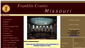 What Franklinmo.org website looked like in 2016 (8 years ago)