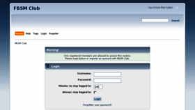 What Fbsmclub.info website looked like in 2016 (9 years ago)