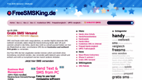 What Freesmsking.de website looked like in 2016 (8 years ago)