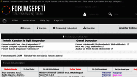 What Forumsepeti.com website looked like in 2016 (8 years ago)