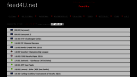 What Feed4u.net website looked like in 2016 (8 years ago)