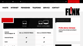 What Flink-glasfaser.de website looked like in 2016 (8 years ago)