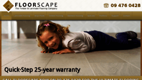 What Floorscape.co.nz website looked like in 2016 (8 years ago)