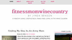 What Fitnessmomwinecountry.com website looked like in 2016 (8 years ago)