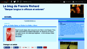 What Francisrichard.net website looked like in 2016 (8 years ago)