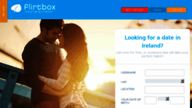 What Flirtbox.ie website looked like in 2016 (8 years ago)