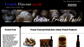 What Frenchflavour.co.uk website looked like in 2016 (8 years ago)