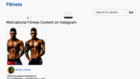 What Fitinsta.com website looked like in 2016 (8 years ago)