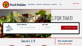 What Foodpedaler.com website looked like in 2016 (8 years ago)