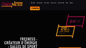 What Freeness.fr website looked like in 2016 (8 years ago)