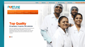What Fortunehealthcare.in website looked like in 2016 (8 years ago)