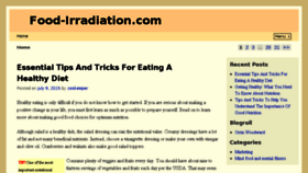 What Food-irradiation.com website looked like in 2016 (8 years ago)