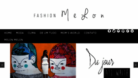 What Fashionmelon.com.br website looked like in 2016 (8 years ago)