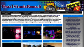 What Festa18anniaroma.it website looked like in 2016 (8 years ago)