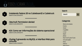 What Fogonacaixadagua.com.br website looked like in 2016 (8 years ago)