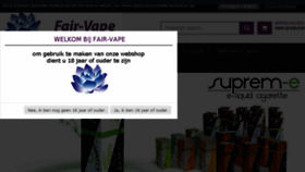 What Fair-vape.nl website looked like in 2016 (8 years ago)