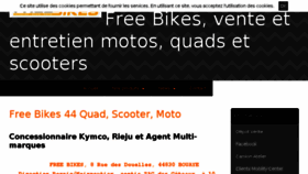What Freebikes.fr website looked like in 2016 (8 years ago)