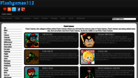 What Flashgames312.com website looked like in 2016 (8 years ago)
