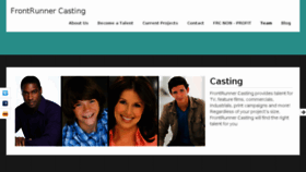 What Frontrunnercasting.com website looked like in 2016 (8 years ago)