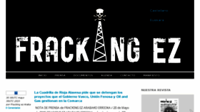What Frackingezaraba.org website looked like in 2016 (8 years ago)