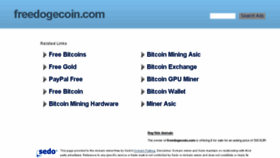 What Freedogecoin.com website looked like in 2016 (8 years ago)