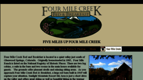 What Fourmilecreek.com website looked like in 2016 (8 years ago)