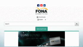 What Fonadental.com website looked like in 2016 (8 years ago)