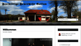 What Feuerwehr-gallun.de website looked like in 2016 (8 years ago)