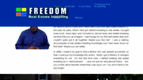 What Freedomrealestateinvesting.com website looked like in 2016 (8 years ago)