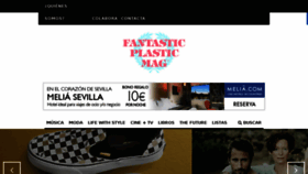 What Fantasticplasticmag.com website looked like in 2016 (8 years ago)