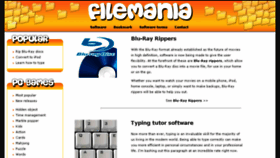 What Filemania.com website looked like in 2016 (8 years ago)